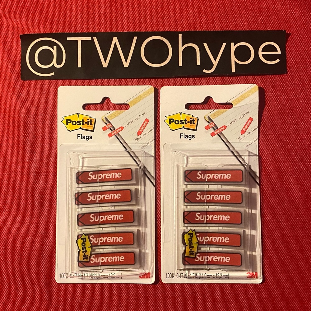 Supreme x Post-it Flags (x2)
